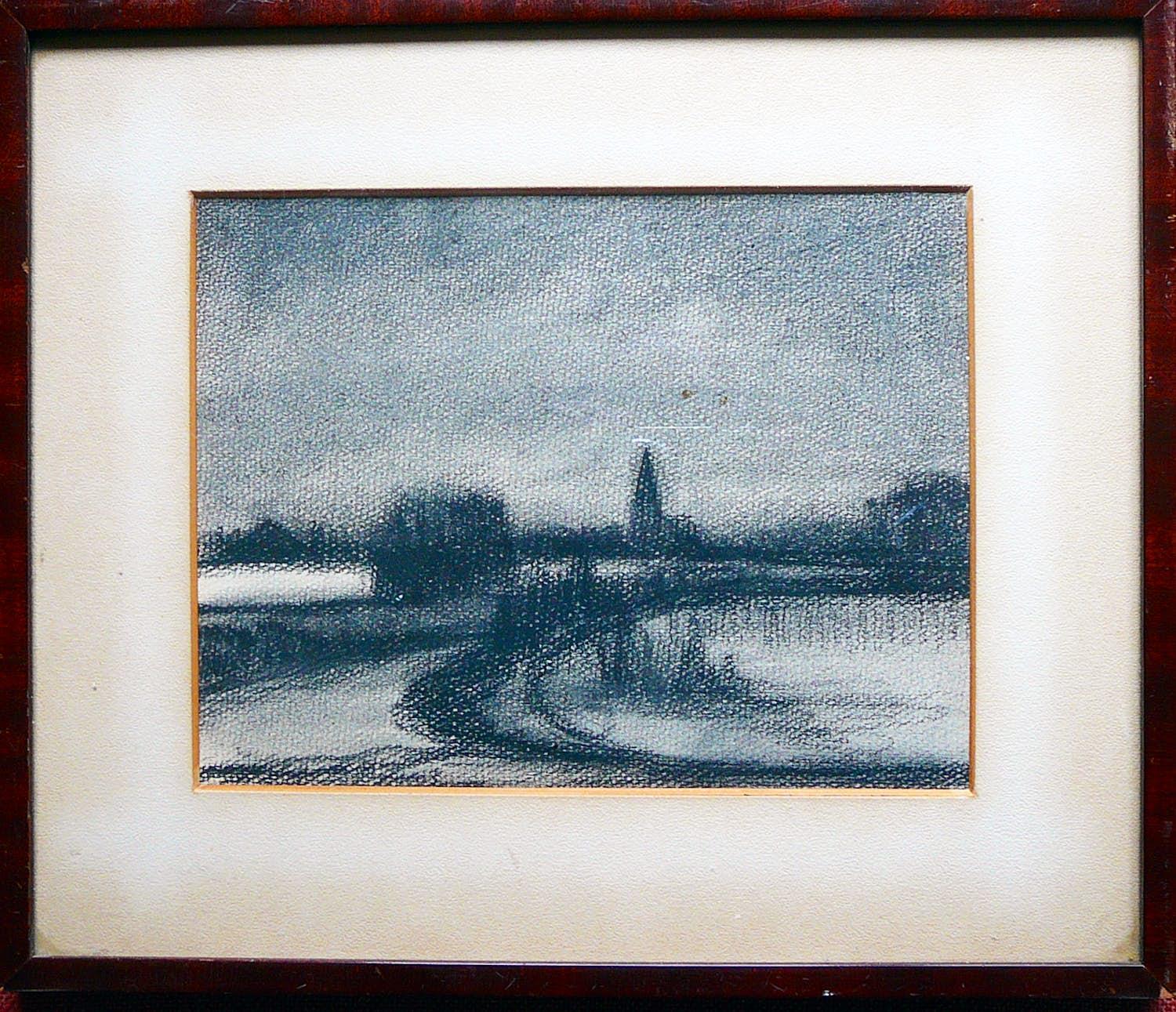 Jan A. de Boer - De Zaanstreek -houtskooltekening op aquarelpapier- kopen? Bied vanaf 35!