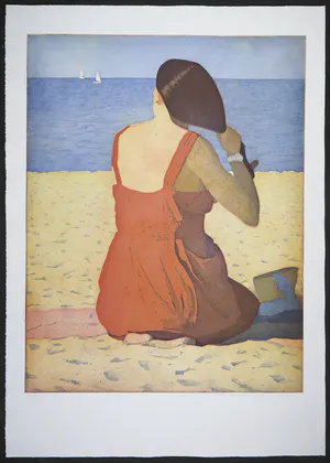 Marcel Schellekens - Kleurenets, Z.T. Op het strand (Groot) kopen? Bied vanaf 120!