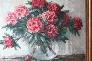 Jeanette Slager - Rhododendrons in glazen vaas kopen? Bied vanaf 425!