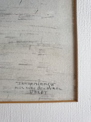Jan den Hengst - " Huis met den Bybel , Delft" kopen? Bied vanaf 80!