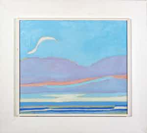 Paul Overhaus - Olieverf op doek, Ochtend - Ingelijst verkocht voor € 50!