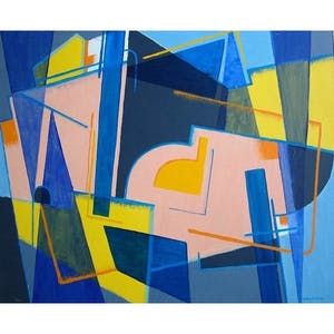 Roger Selchow - Geometrische compositie kopen? Bied vanaf 550!