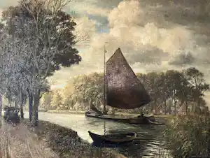Buy Dirk Meesters - Rivierlandschap? Bid from 145!