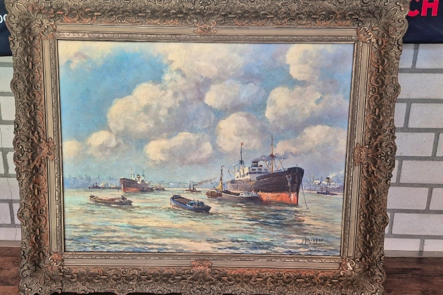 Jan Schipper - Rotterdam havenzicht kopen? Bied vanaf 450!