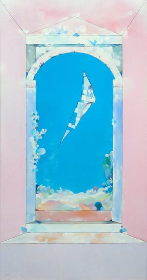 Dirkje Kuik - Monumentaal drie-luik, Jaargetijde - Ingelijst (Zeer groot!) kopen? Bied vanaf 1!