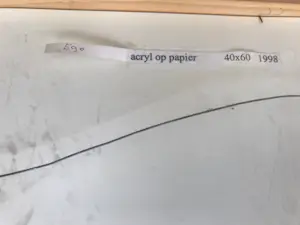 Beb Mulder - Ego -acryl op papier kopen? Bied vanaf 300!