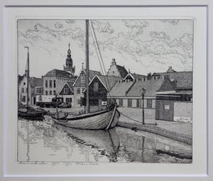 Frans Room - luxe cassette met 12 etsen van Waterland + boek kopen? Bied vanaf 125!