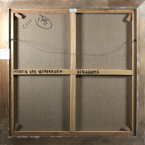 Martin van Wordragen - Olieverf op doek, Afrikaans - Ingelijst (Groot) kopen? Bied vanaf 1!