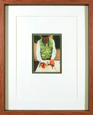 Joseph Beuys - Gesigneerde postkaart - Ingelijst verkocht voor € 1!