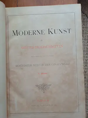 Diverse kunstenaars - Moderne kunst in Meister-Holzschnitten, band X kopen? Bied vanaf 30!