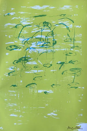 Hugo Claus - Kleurenlitho - Fuga - Lente 1 - 1979 kopen? Bied vanaf 85!