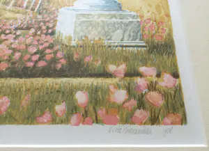 Wouter Hisschemoller - Het Gele Atelier III | kleurrijke litho - ingelijst kopen? Bied vanaf 1!