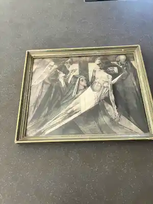 Jan Toorop - De afneming van het kruis (gratis verzending binnen Nederland) verkauft für € 25!