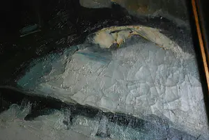 Johan Sonnenberg - botenhuis in de sneeuw - olieverfschilderij uit 1925 kopen? Bied vanaf 250!