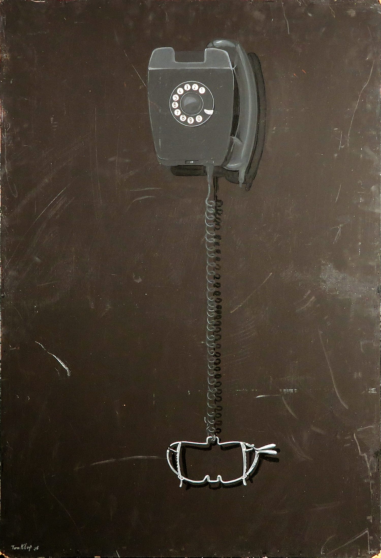 Ton Klop - Olieverf op board, Telefoon kopen? Bied vanaf 1!