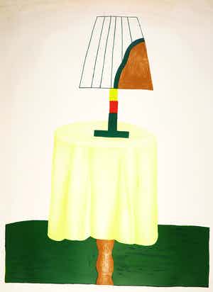 Reinier Lucassen - Litho, Knus hoekje verkocht voor € 1!