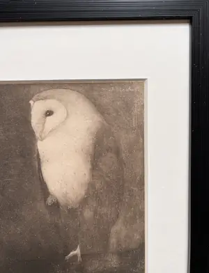 Jan Mankes - Originele Heliogravure Uil op Boomtak 1923 kopen? Bied vanaf 165!