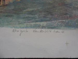 Jeroen Hermkens - Litho New York Vanderbilt Avenue 1995 kopen? Bied vanaf 80!