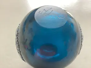 Mdina kunstglas - Blauw vaasje kopen? Bied vanaf 40!