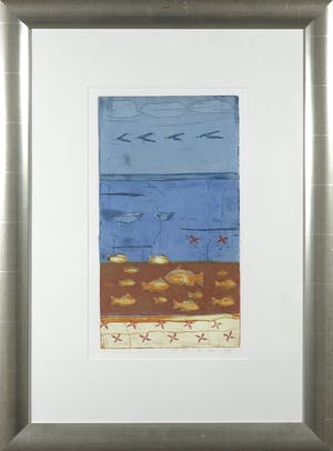 Lukie de Bree - Ets en aquatint, Zonder titel - Ingelijst kopen? Bied vanaf 1!