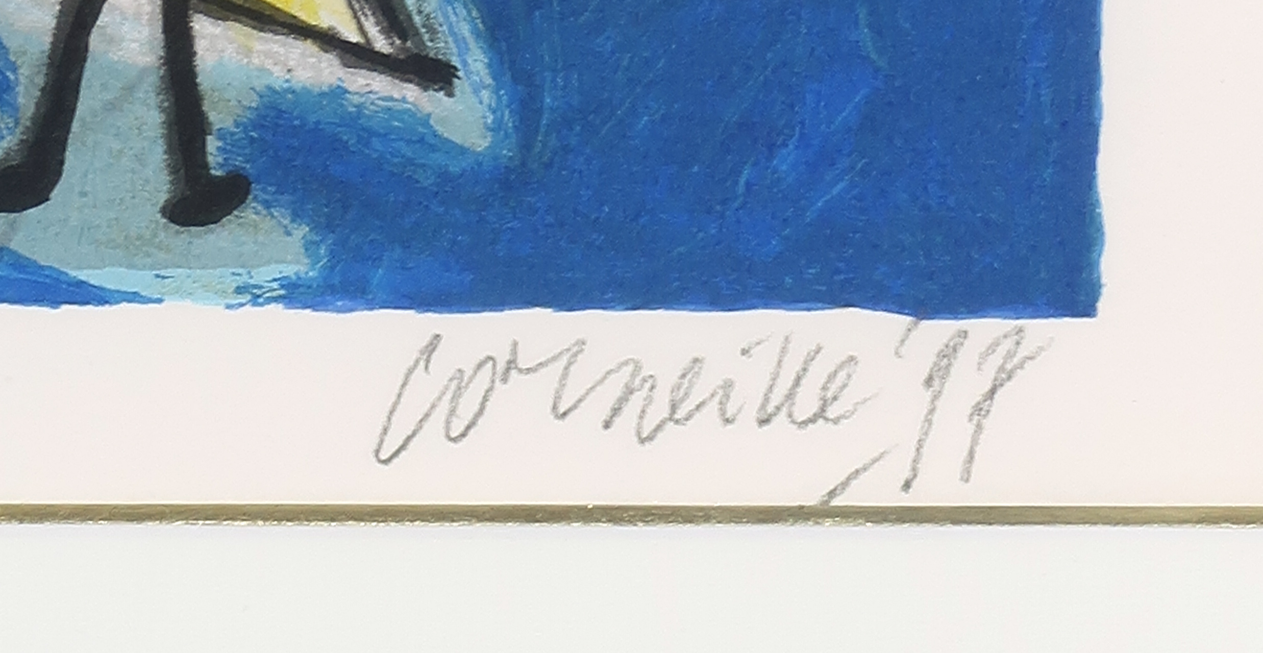 Corneille - Zeefdruk, Zonder titel - Ingelijst kopen? Bied vanaf 150!