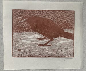 Jan Mankes - “Schreeuwende kraai” 1918 kopen? Bied vanaf 300!