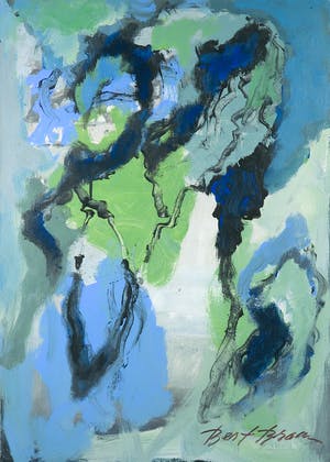 Bert Braam - Acryl op doek, Zonder titel kopen? Bied vanaf 1!