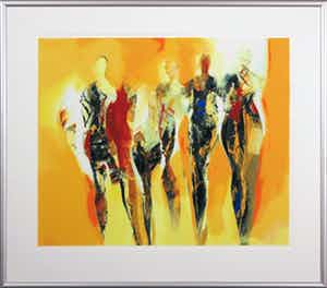 Peter Meijer - Zeefdruk, Oqives - Ingelijst (Groot) verkocht voor € 1!