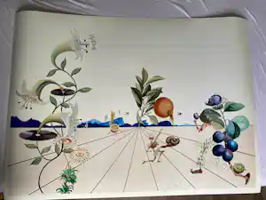 Salvador Dali - Flordali Drukgesigneerd in nieuw staat verkocht voor € 300!