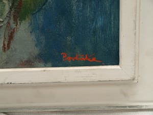 Petr Pavlištík - Ingelijst olieverf op doek, Ve vétru (“In de wind”) – 90 x 76 cm kopen? Bied vanaf 200!