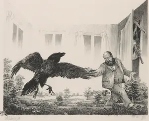 Peter Vos - Litho, The Old Man of Whitehaven - Ingelijst kopen? Bied vanaf 150!