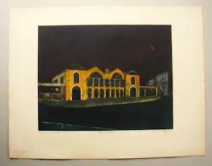 Jacques J.J. Rigal - BAHNHOF MONTPARNASSE - Epreuve d´ artiste . kopen? Bied vanaf 150!