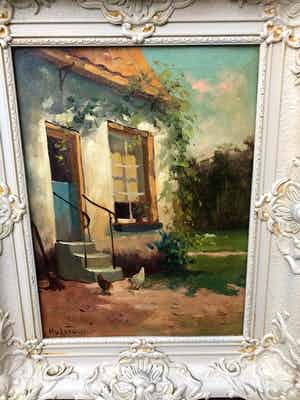 Henk van Leeuwen - Woning met erf en loslopende kippen verkocht voor € 75!