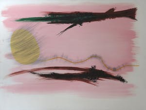 Robin Heldsinger - Gemengde techniek op doek, Manoeuvre '83 (Zeer groot) kopen? Bied vanaf 250!