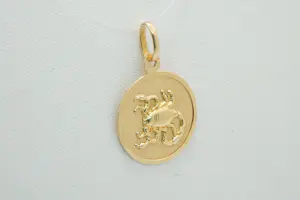 36 - Mooi gedetailleerde 18Krt gouden zodiac sterrenbeeld Schorpioen hanger kopen? Bied vanaf 90!