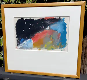 Eugène Brands - Maan en sterren (1970), gouache (netjes ingelijst) kaufen? Bieten Sie von 1250!