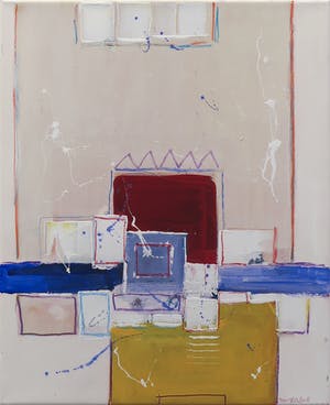 Ron van der Werf - Zeefdruk gelijmd op kunststof op doek, Zonder titel (met ophangsysteem) kopen? Bied vanaf 20!