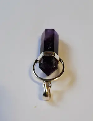 Nieuw Zilveren hanger met punt  Amethist kopen? Bied vanaf 40!