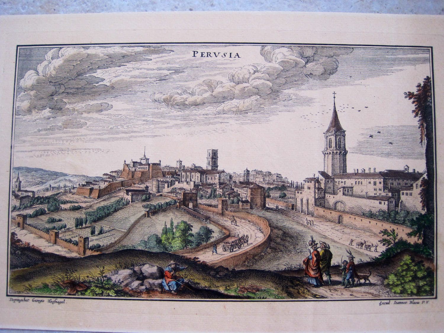 Joan Blaeu - Perugia Italië verkocht voor € 40!