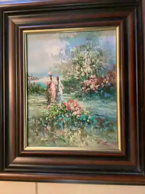 Marie Charlot - Een prachtig werk van Marie , ingelijst en in prima staat verkauft für € 40!