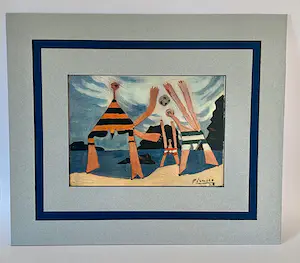 AcheterPablo Picasso - 2 Koper Diepdrukken uit 1946 door Braun en Cie Parijs 1946? Enchérissez de 1!