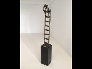 Corry Ammerlaan - Sculptuur “ De denkende mens “ kopen? Bied vanaf 75!