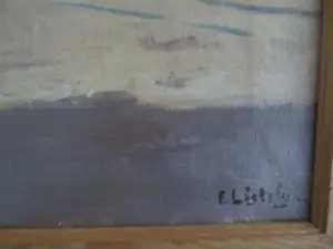 Evert-Jan Ligtelijn - 2x Stadsgezicht Antwerpen en Larens Interieur kopen? Bied vanaf 400!