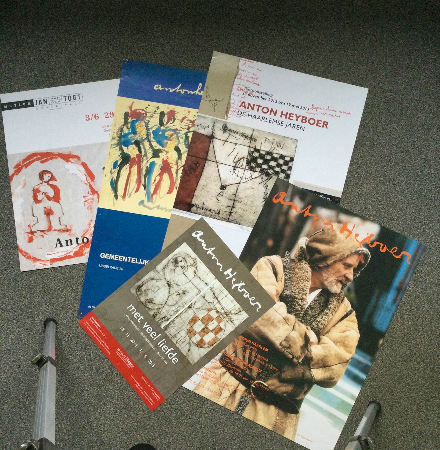 Anton Heyboer - 5 tentoonstellingaffiches kopen? Bied vanaf 50!