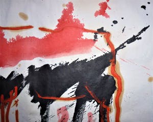 Anton Heyboer - Het dier Krachtige schildering . kopen? Bied vanaf 250!