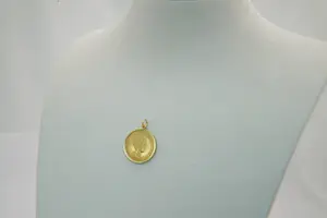 23- Geel-gouden 14 Krt montuur/hanger met gouden uit1911 Wilhelmina tien gulden kopen? Bied vanaf 440!