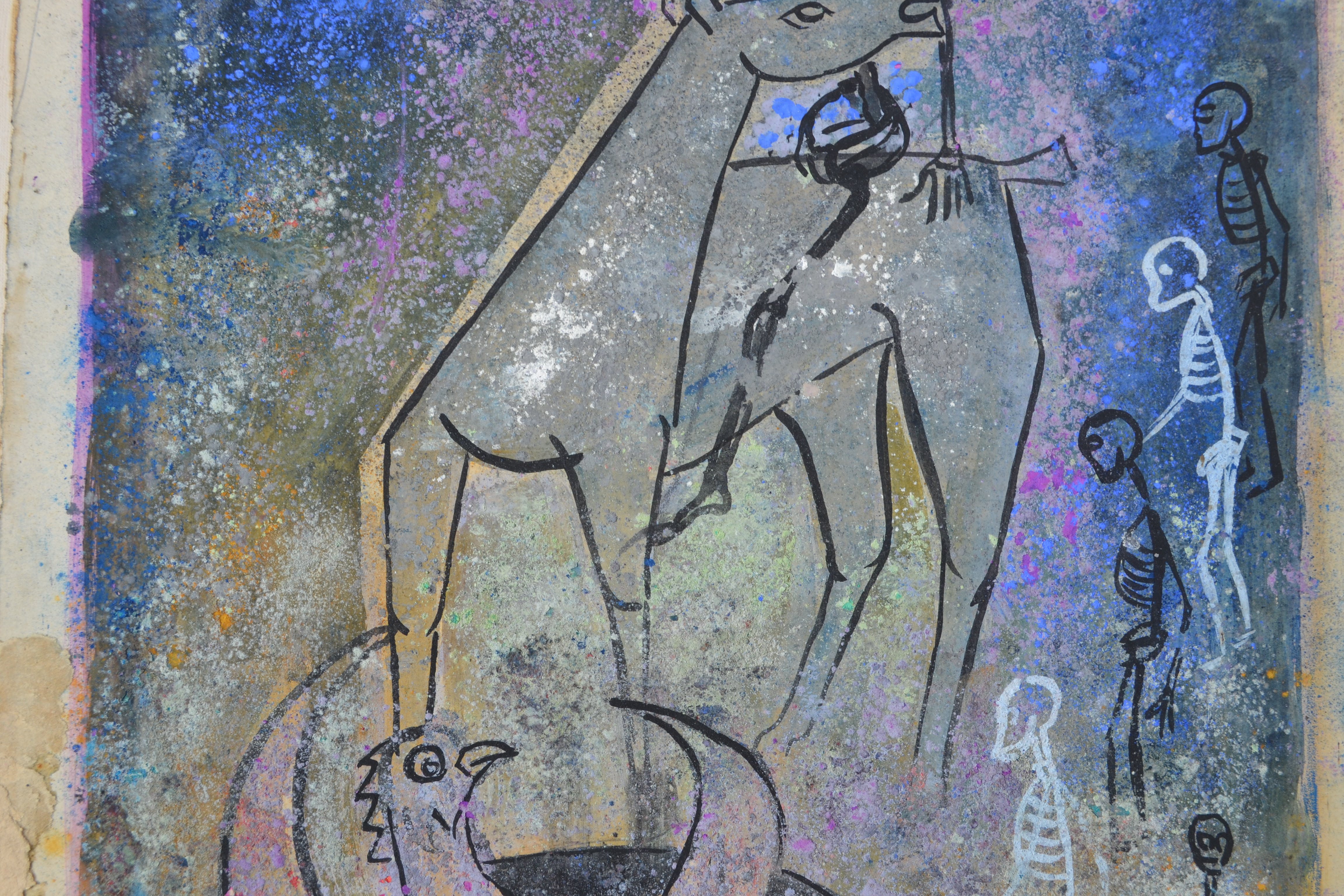 Niet of onleesbaar gesigneerd - Gemengde techniek kopen? Bied vanaf 1!