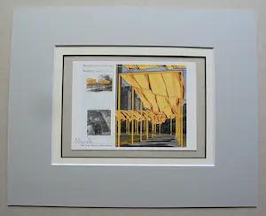 Christo - Project for Central Park NYC " The Gates " - handgesigneerd kopen? Bied vanaf 99!