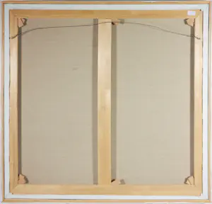 Wijnand Thönissen - Olieverf op doek, Zonder titel / Abstracte compositie - Ingelijst kopen? Bied vanaf 250!