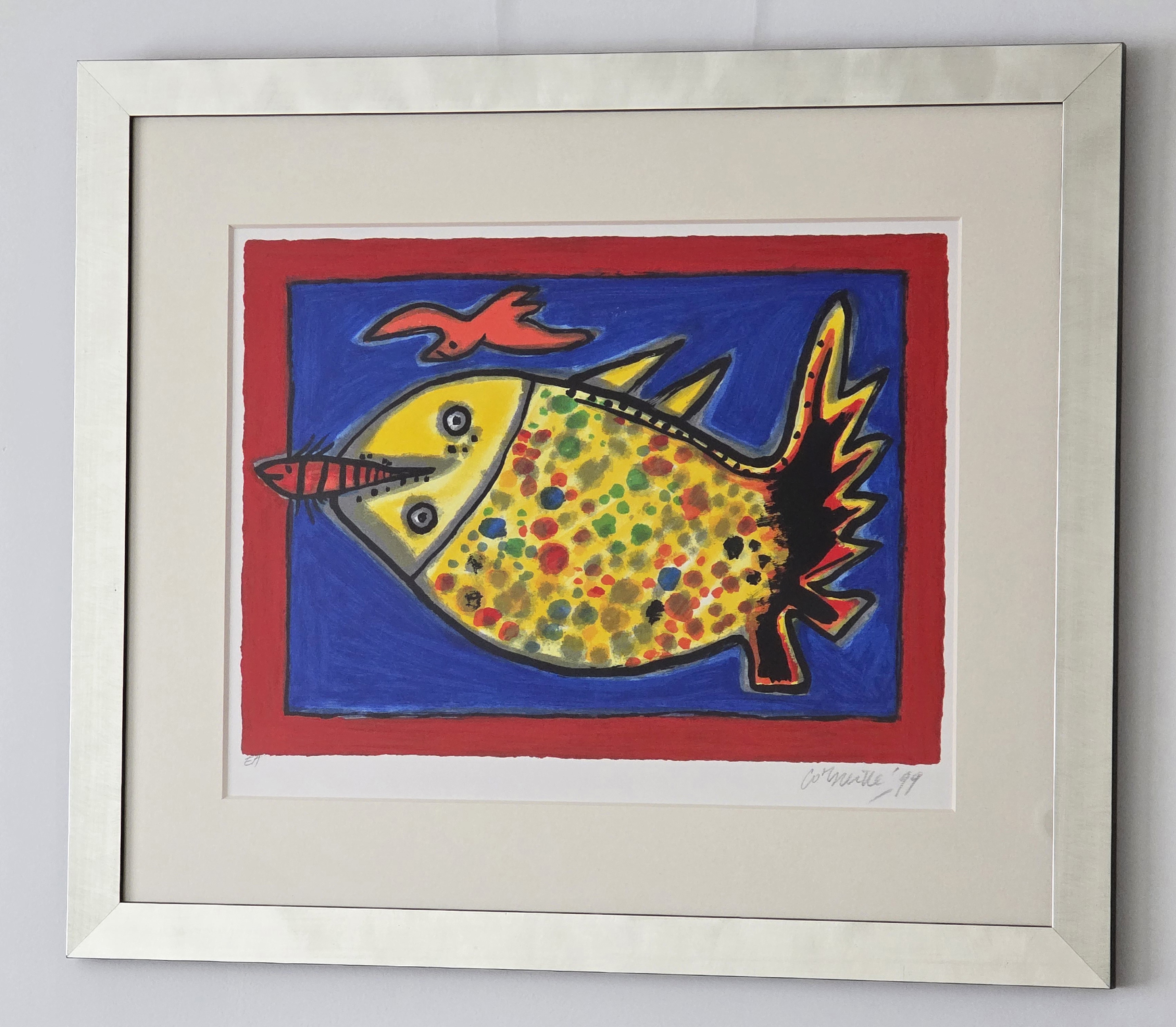 AcheterCorneille - Poisson Joyeux - E.A - 1999 - Handgesigneerd? Enchérissez de 500!